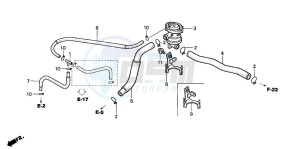 NSS250A JAZZ drawing AIR INJECTION VALVE