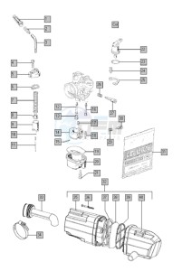 FANTIC 50 drawing Carburator