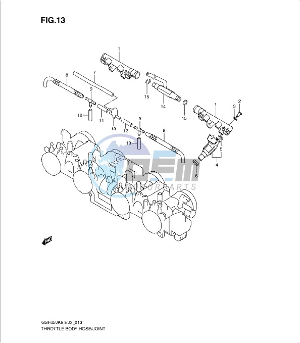 THROTTLE BODY HOSE/JOINT