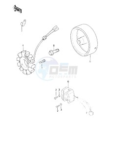 KZ 750 G [LTD II] (G1) [LTD II] drawing GENERATOR_REGULATOR