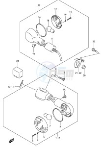 VL125 (E2) drawing TURN SIGNAL LAMP