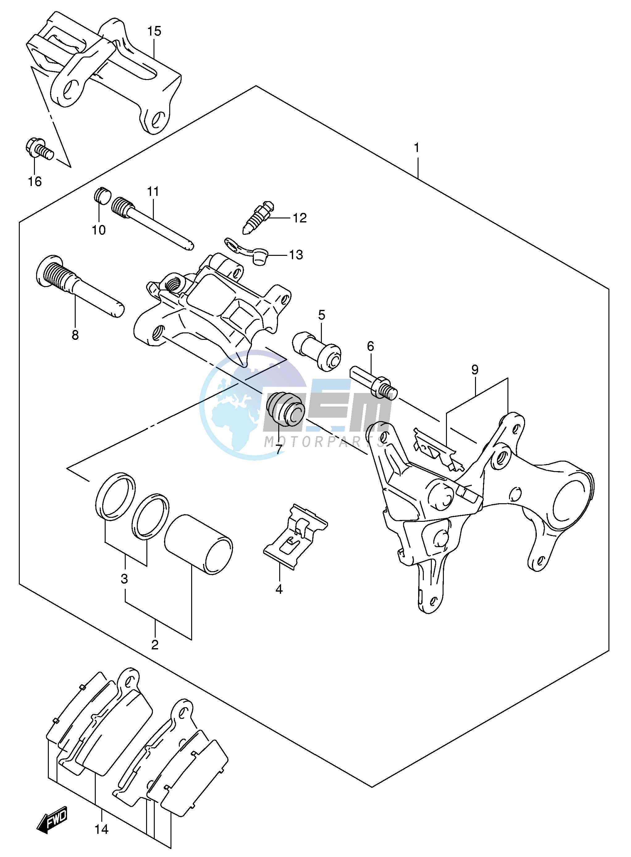 REAR CALIPER