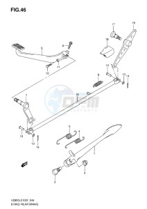 VZ800 drawing STAND REAR BRAKE