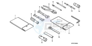 CBR125RWA Germany - (G / BLA) drawing TOOL