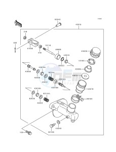 KAF 300 A [MULE 500] (A1) [MULE 500] drawing MASTER CYLINDER