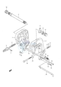 DF 25 V-Twin drawing Clamp Bracket