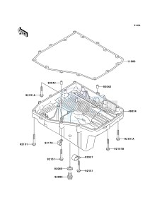 NINJA ZX-12R ZX1200B6F FR GB XX (EU ME A(FRICA) drawing Oil Pan