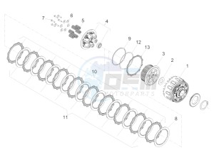 ETV 1200 Caponord Carabinieri drawing Clutch