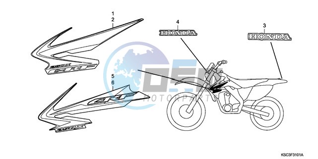 MARK (CRF250X8/9)