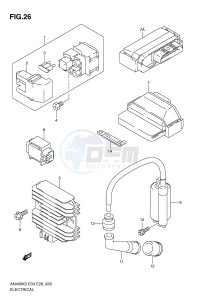 AN400 (E3-E28) Burgman drawing ELECTRICAL