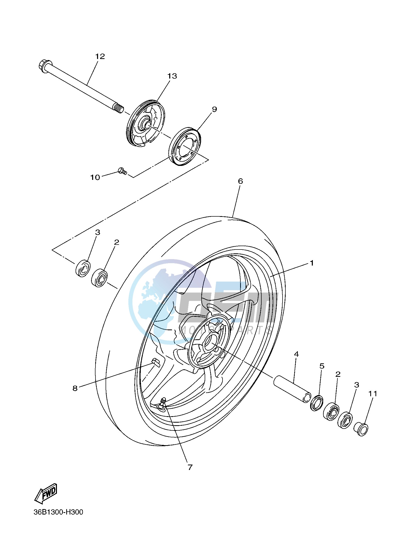 FRONT WHEEL