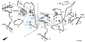 SH300AC drawing RR. BRAKE HOSE/BRAKE PIPE