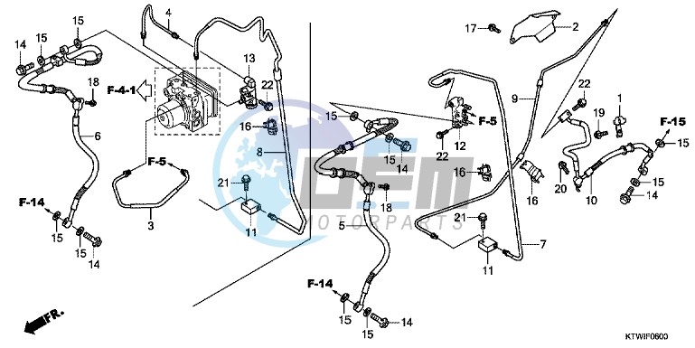 RR. BRAKE HOSE/BRAKE PIPE