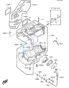 JF 650 A [X2] (A3) [X2] drawing CRANKCASE