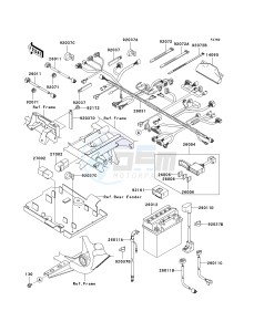 KVF700 D [PRAIRIE 700 4X4 TEAM GREEN SPECIAL EDITION] (6F) D6F drawing CHASSIS ELECTRICAL EQUIPMENT