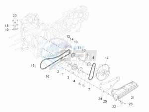 Beverly 300 RST 4T 4V ie E3 drawing Oil pump