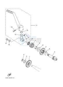 YZ125 (1SR8 1SR8) drawing STARTER