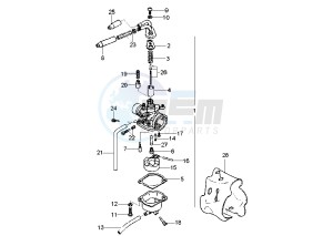 BW'S NEXT GENERATION 50 drawing CARBURETOR