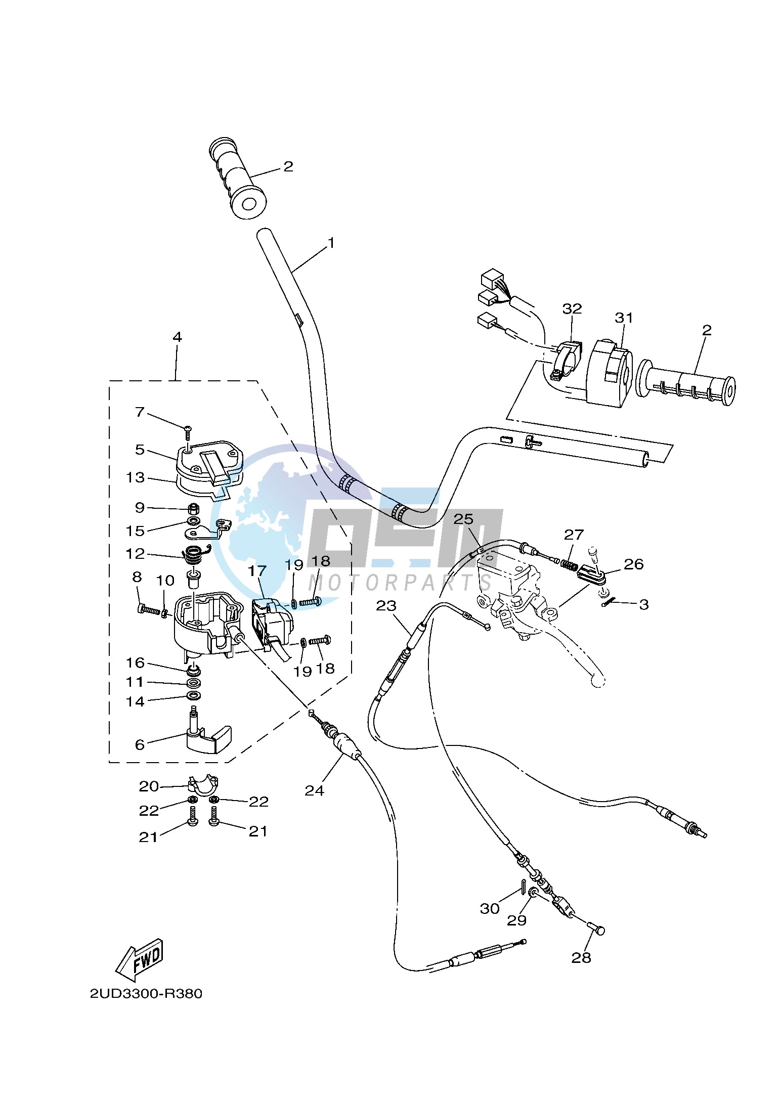 STEERING HANDLE & CABLE