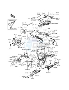 Z800 ZR800CFF UF (UK FA) XX (EU ME A(FRICA) drawing Frame Fittings