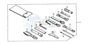 VT750DCB SHADOW SPIRIT drawing TOOLS