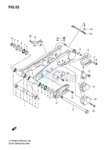 LT-R450 (E28-E33) drawing REAR SWINGING ARM