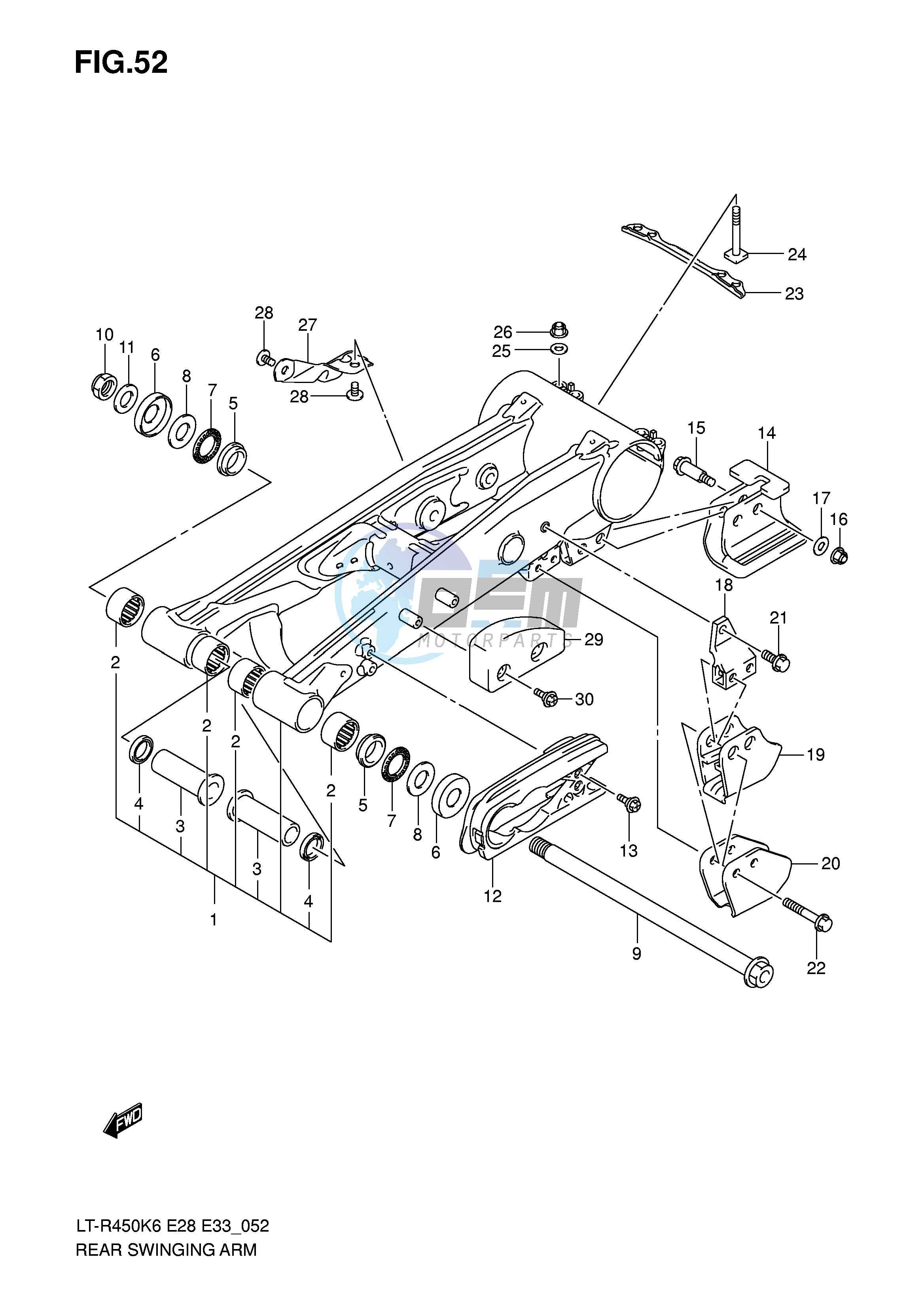 REAR SWINGING ARM