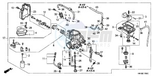 TRX400XC drawing CARBURETOR