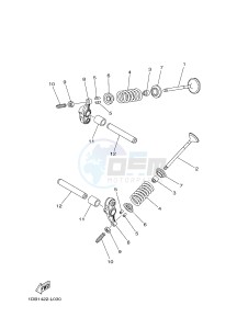 MW125A TRICITY 125 (2CMP 2CMR) drawing VALVE