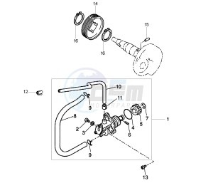 YN NEO'S 50 drawing OIL PUMP