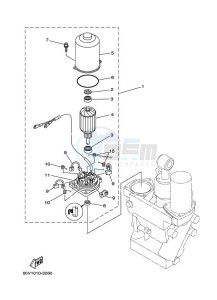 LZ250DETOX drawing POWER-TILT-ASSEMBLY-2