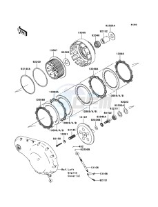 VN2000 CLASSIC VN2000H9F GB XX (EU ME A(FRICA) drawing Clutch