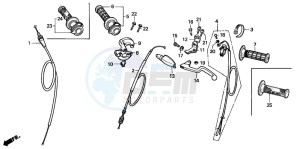 CR80RB drawing SWITCH/CABLE