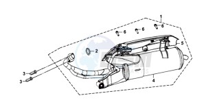 SYMPHONY SR 50 (L8) EU drawing EXHAUST