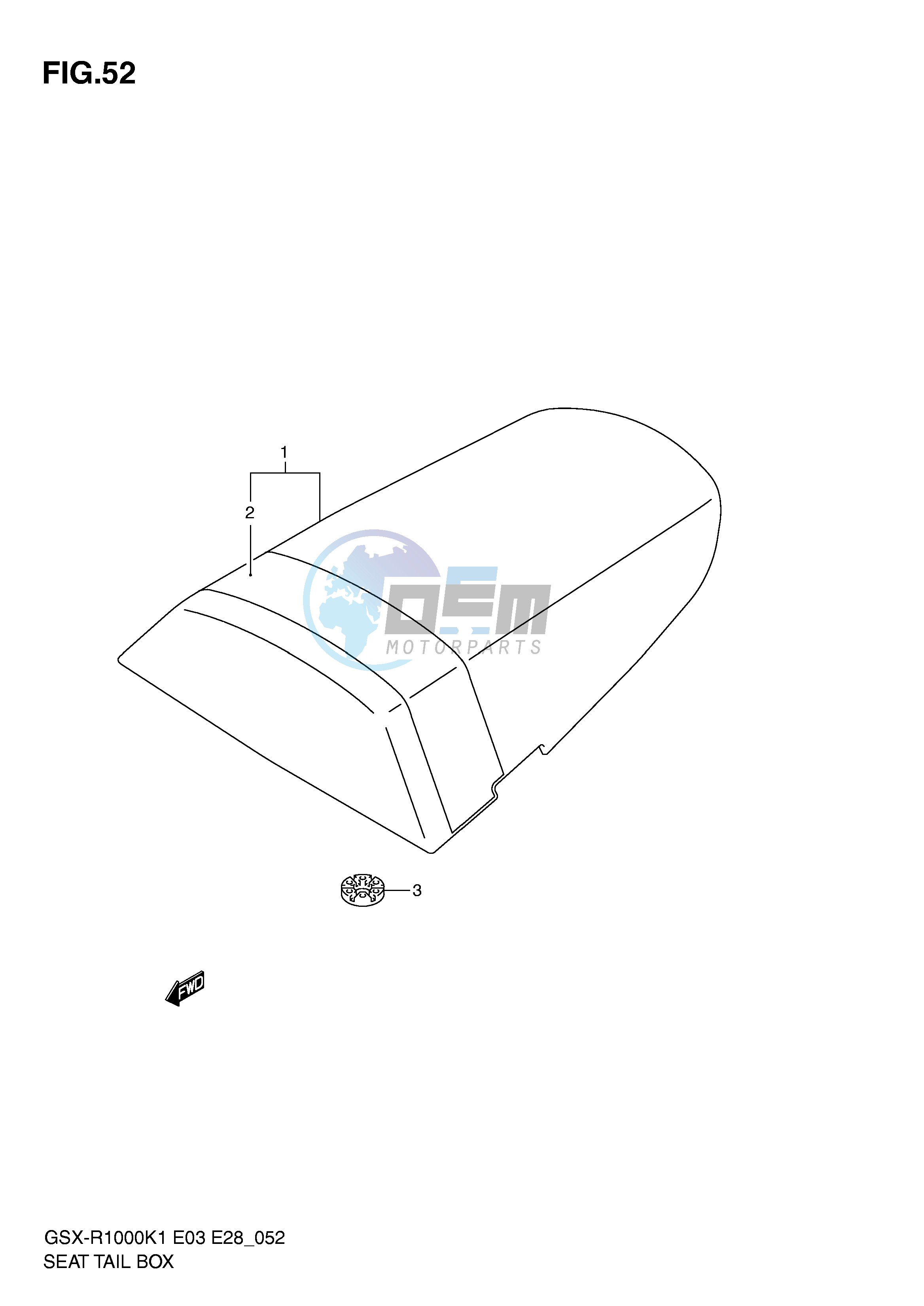 SEAT TAIL BOX (GSX-R1000K1)