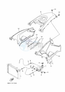 YFM450FWB YFM45KDXK (BJ59) drawing SIDE COVER