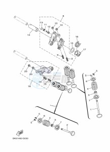 MT-125 MTN125-A (B6G1) drawing VALVE