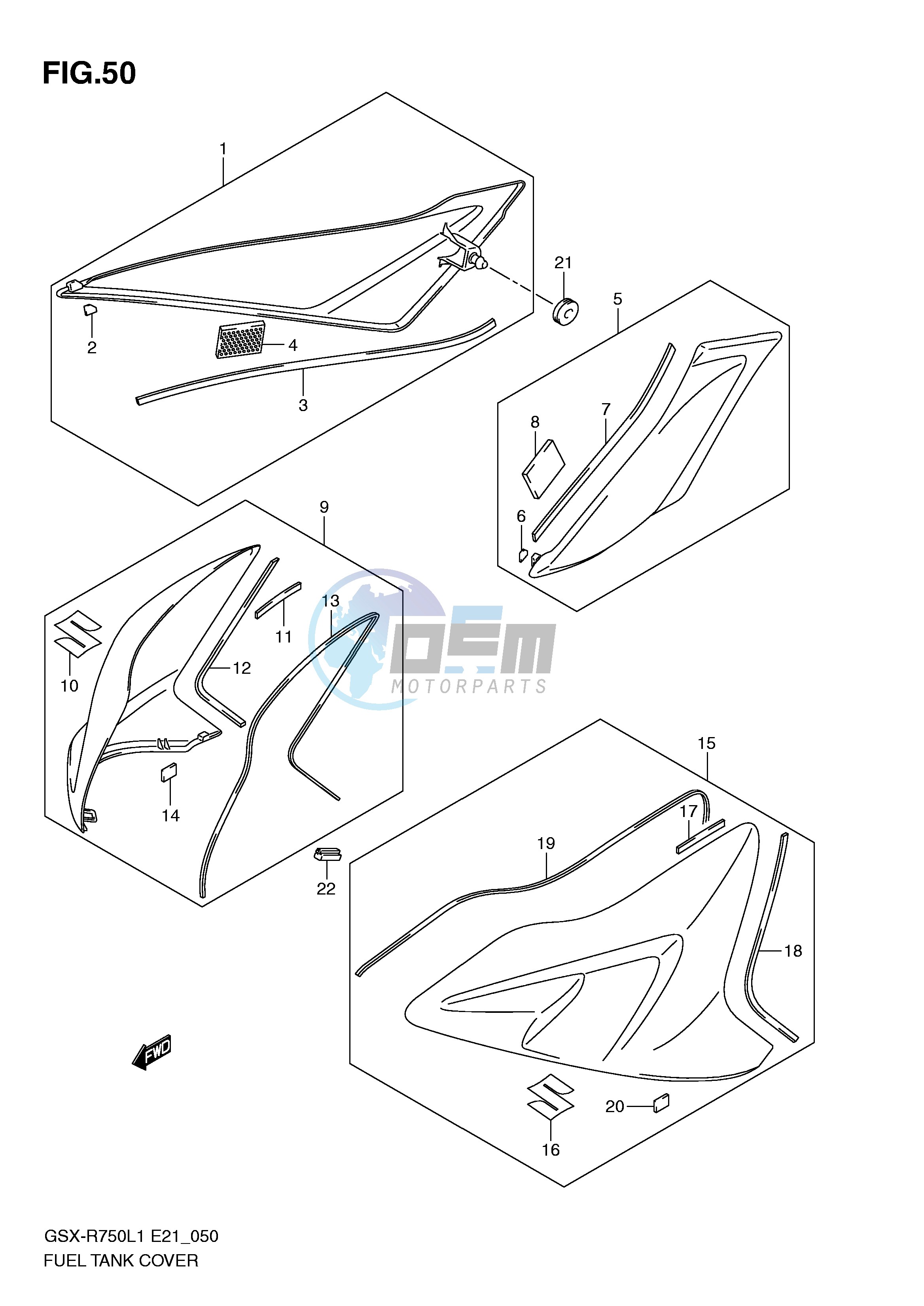 FUEL TANK COVER