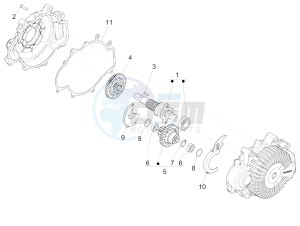 Wi-Bike Uni Mech Comfort 2016-2017 (EMEA) drawing Transmission assembly