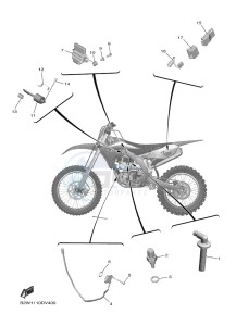 YZ450F (B2W2) drawing ELECTRICAL 1