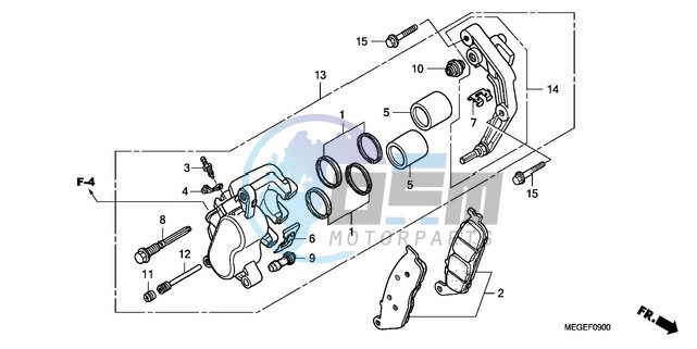 FRONT BRAKE CALIPER