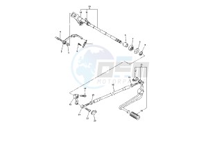 YZF R1 1000 drawing SHIFT SHAFT