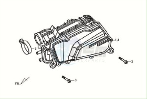 FIDDLE II 125S drawing AIRFILTER