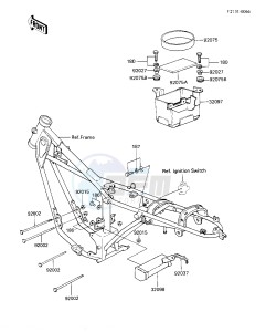 KE 100 B [KE100] (B9-F10) [KE100] drawing FRAME FITTING