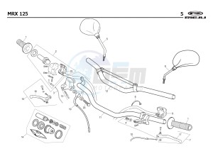 MRX 125 4T drawing CONTROLS -  STEER