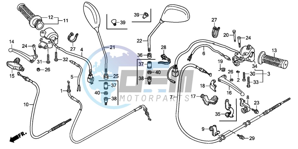 HANDLE LEVER/SWITCH/CABLE