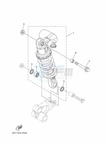 MT-10 MTN1000 (B67J) drawing REAR SUSPENSION