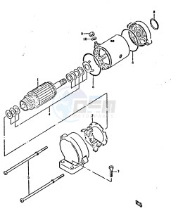 GSX750 (T-X) drawing STARTING MOTOR