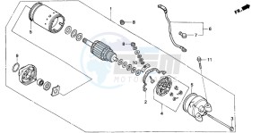 VT750CA drawing STARTING MOTOR