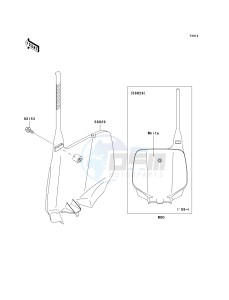 KX 85 A [KX85 MONSTER ENERGY] (A6F - A9FA) A8F drawing ACCESSORY